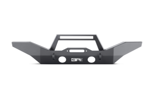 Jeep Wrangler JL Front Winch Bumper - Body Armor 4x4 - Full Width, 12,000lbs Winch Capacity - Black - `18-`21